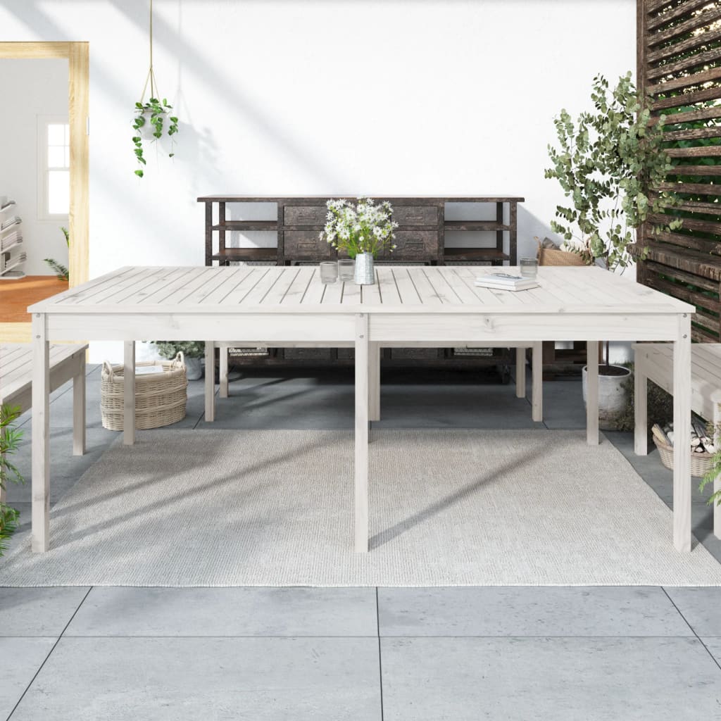 Gartentisch 82,5x82,5x76 cm Massivholz Kiefer