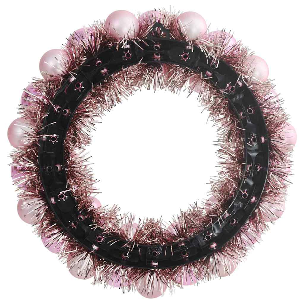 Weihnachtsballkränze 2 pcs Rot 33 x 33 x 7 cm Polystyrol