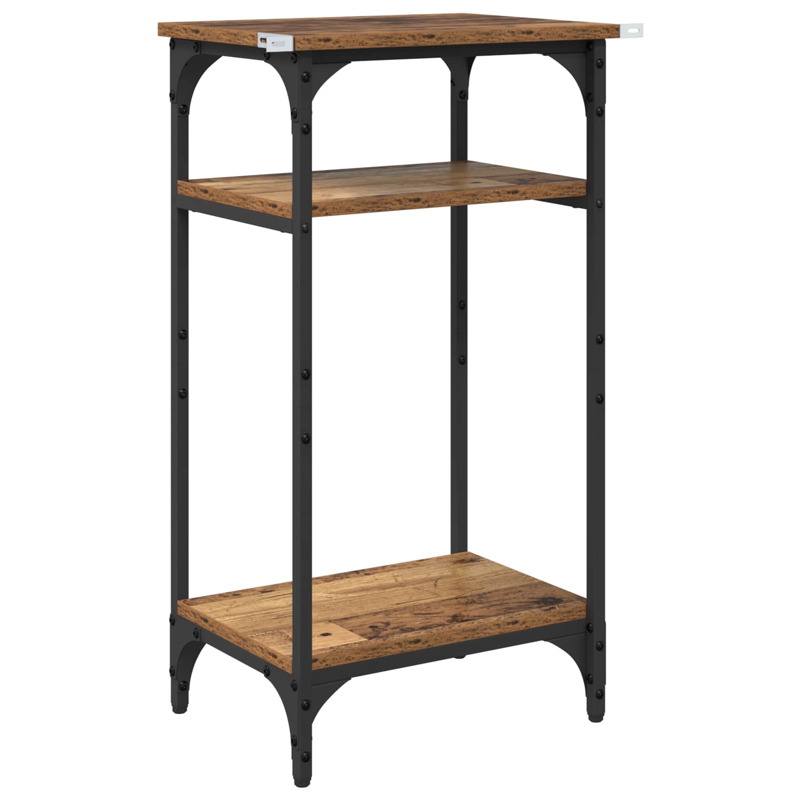 Beistelltisch Schwarz 40x30x75 cm Holzwerkstoff