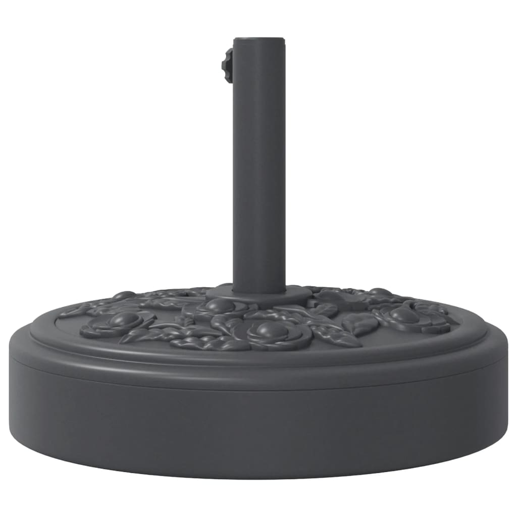 Sonnenschirmständer für Ø38/48 mm Mast 9 kg Halbrund