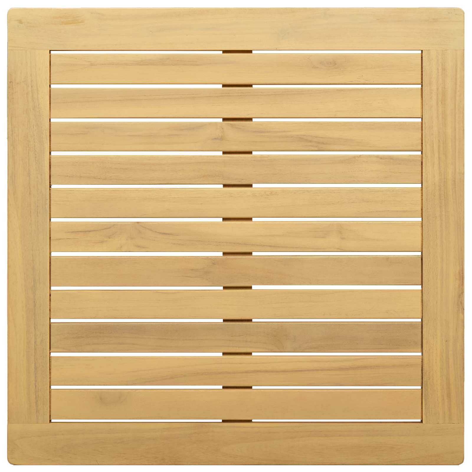 Couchtisch Helles Akazienholz 45 x 45 x 36 cm Massivholz Akazie