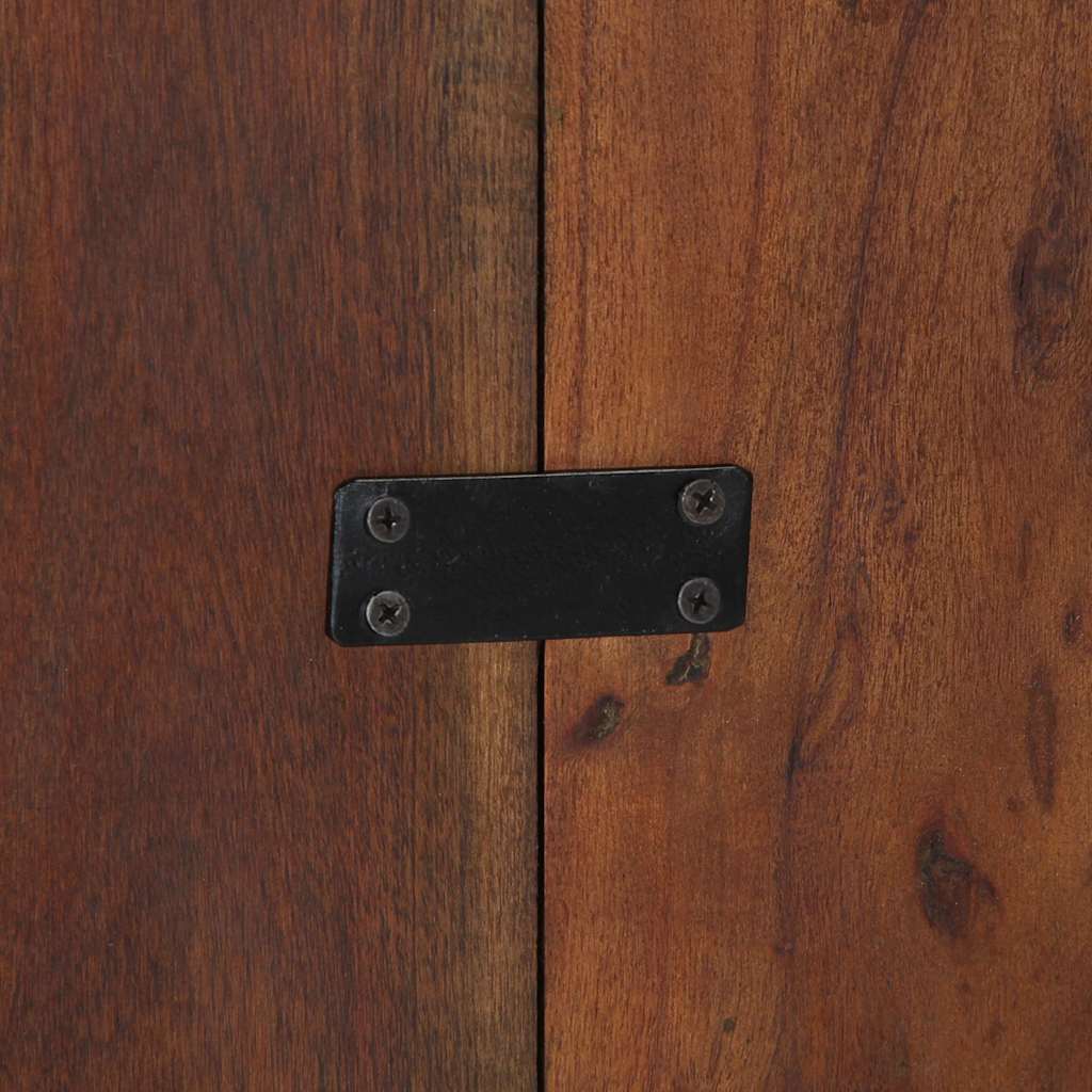 Kopfteil Mehrfarbig 160 cm Massivholz Altholz