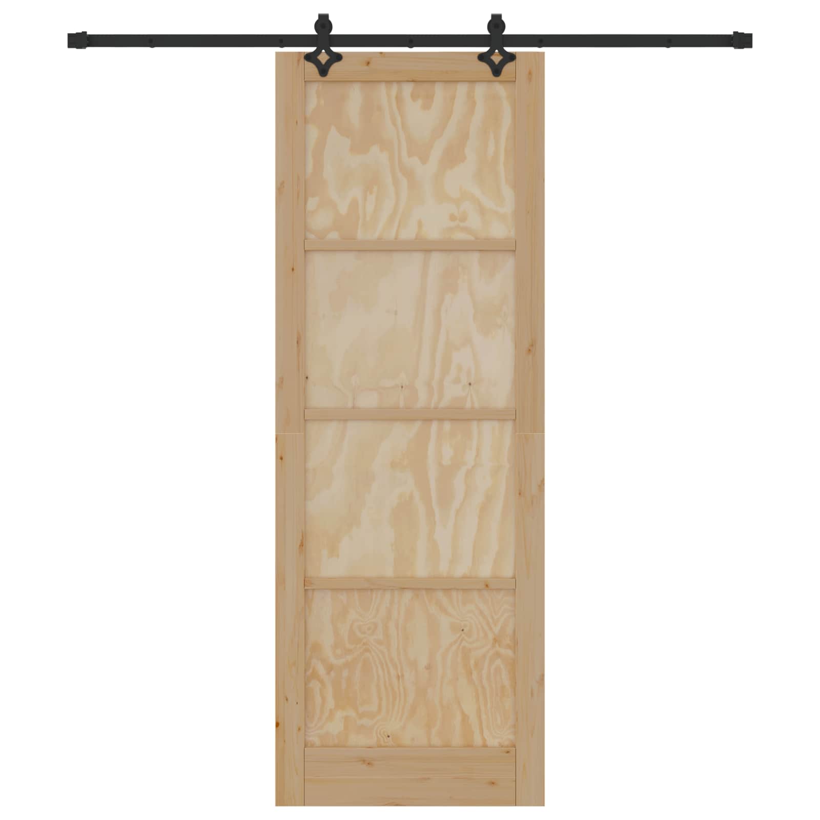 Schiebetür ORKDAL Natur 61 x 198,5 cm Massives Kiefernholz