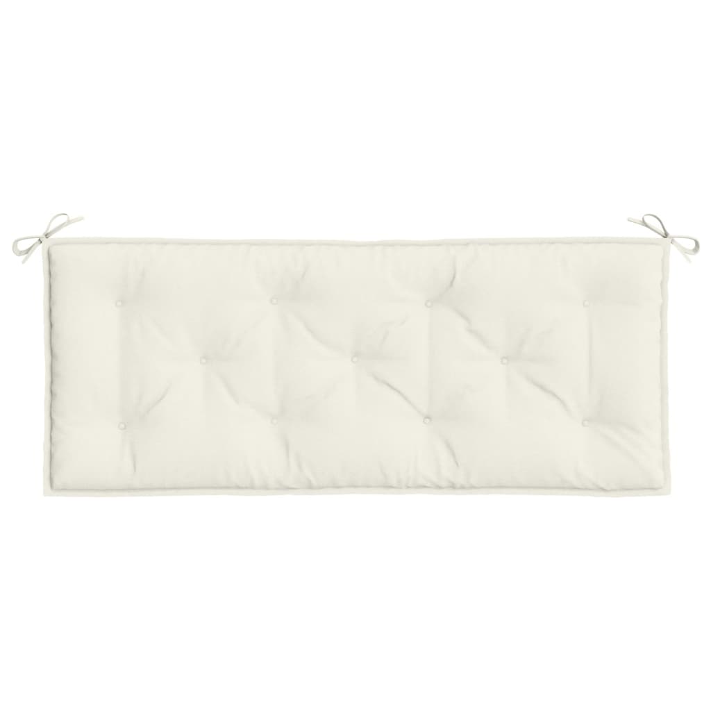 Gartenbank-Auflage Melange Anthrazit 100x50x7 cm Stoff