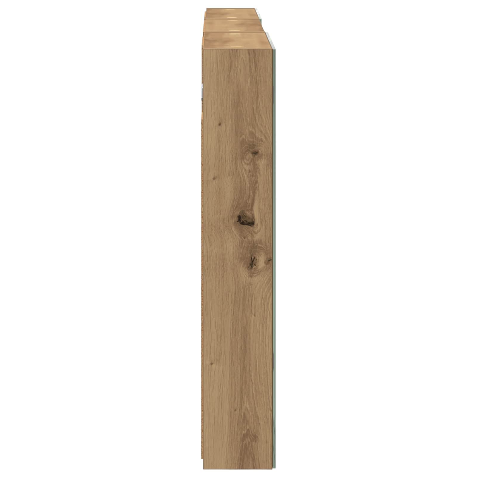 Badezimmerschrank-Set 3 pcs 80 x 10,5 x 50 cm Holzwerkstoff