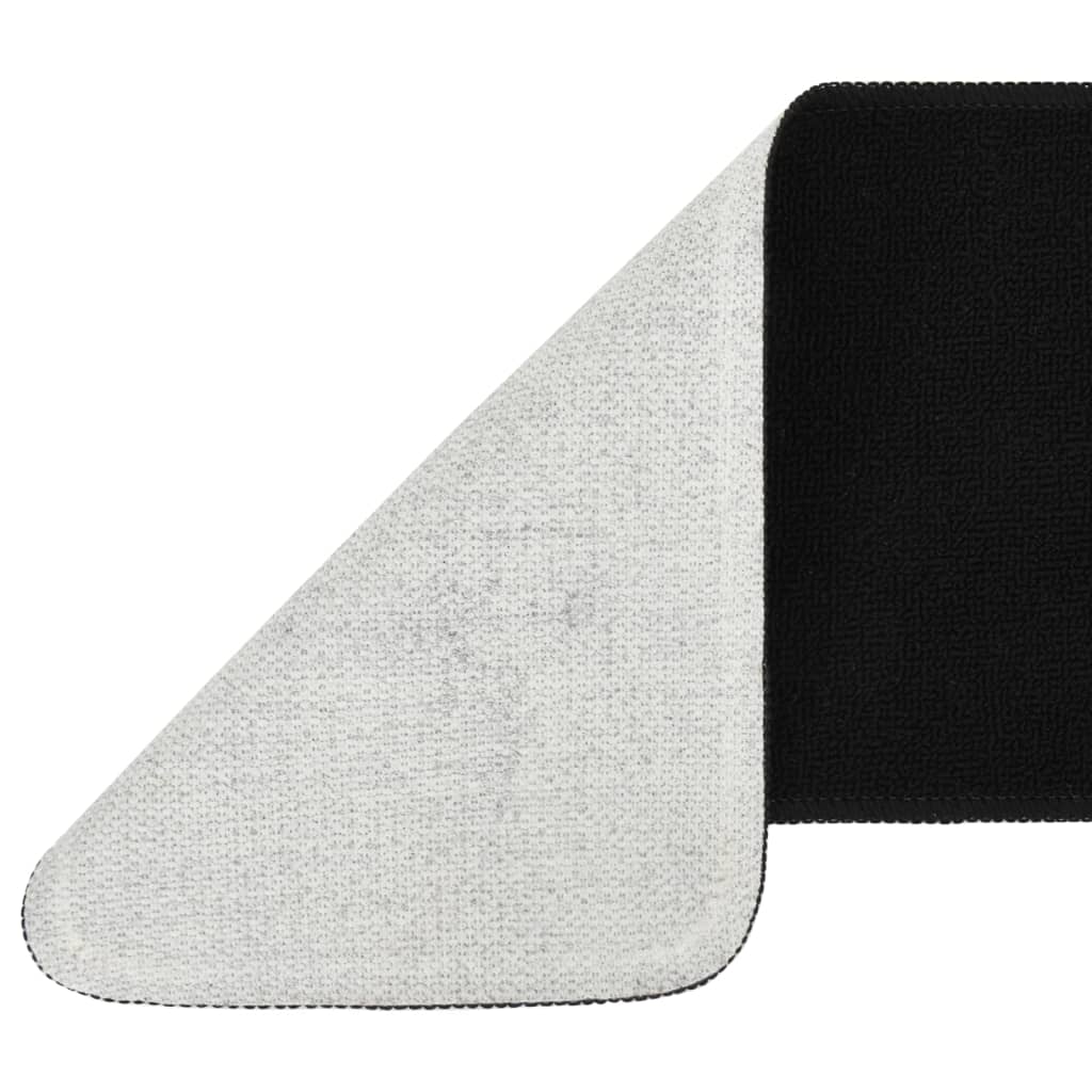 Antirutsch Stufenmatten 15 Stk. 60x25 cm Anthrazit Rechteckig