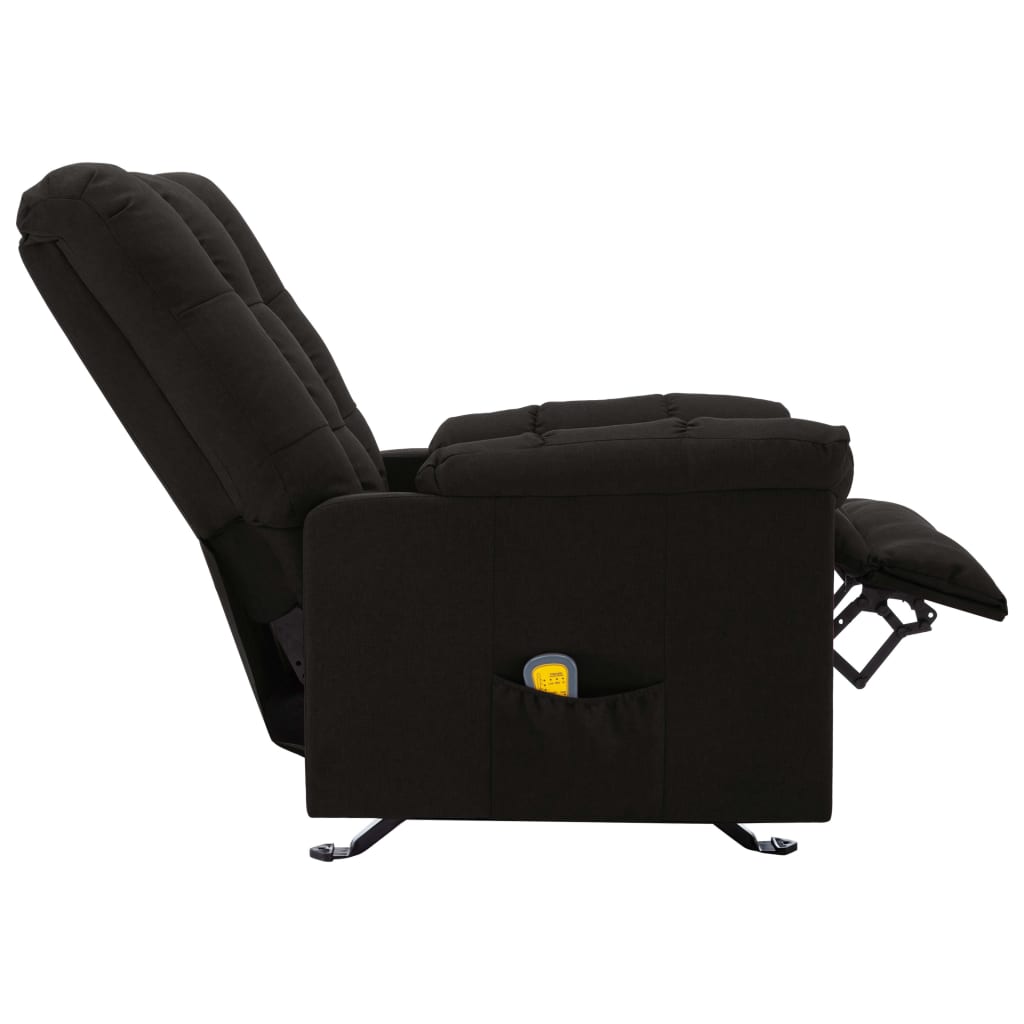 Massagesessel Hellgrau Stoff