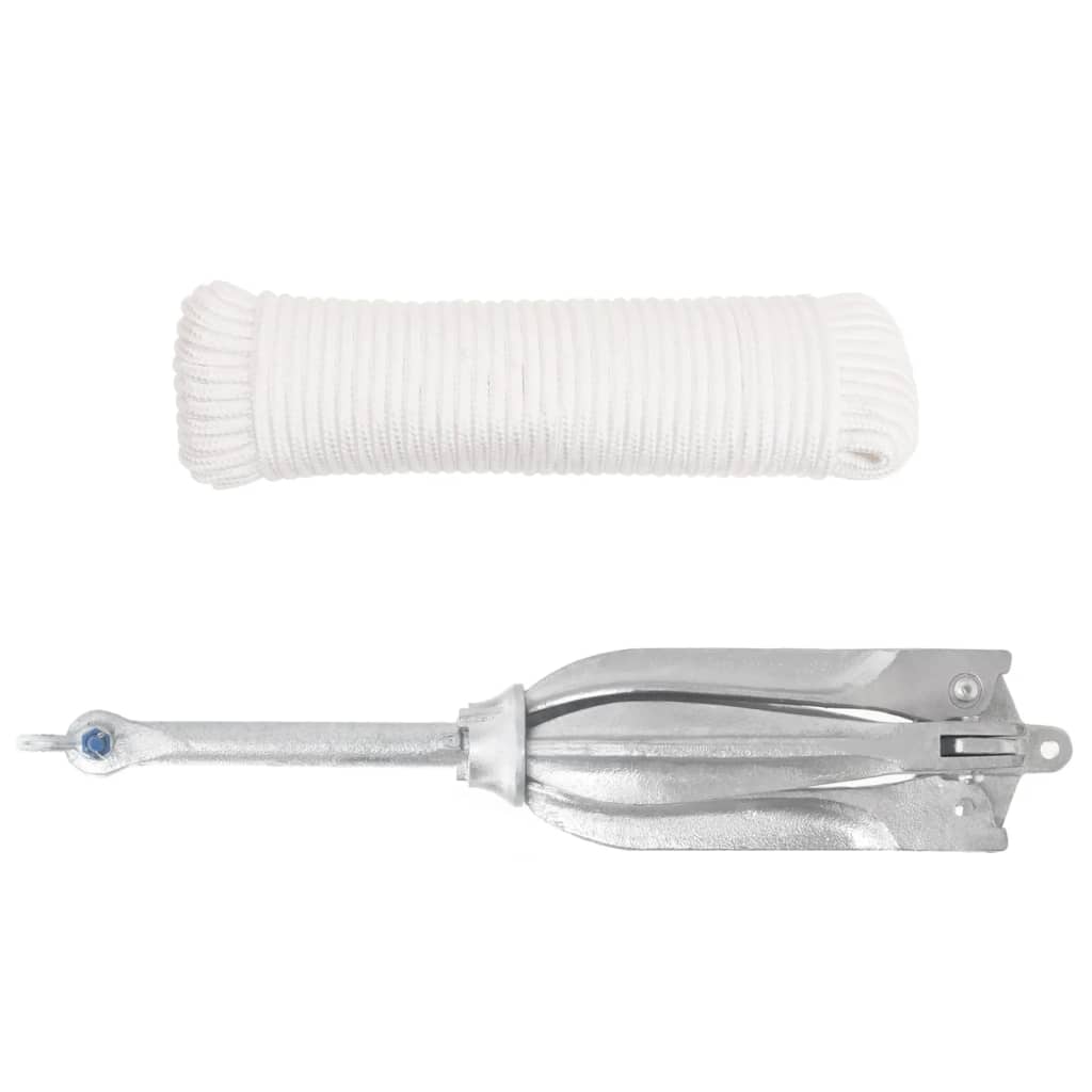 Klappanker Silber 0,7 kg Feuerverzinktes Gusseisen