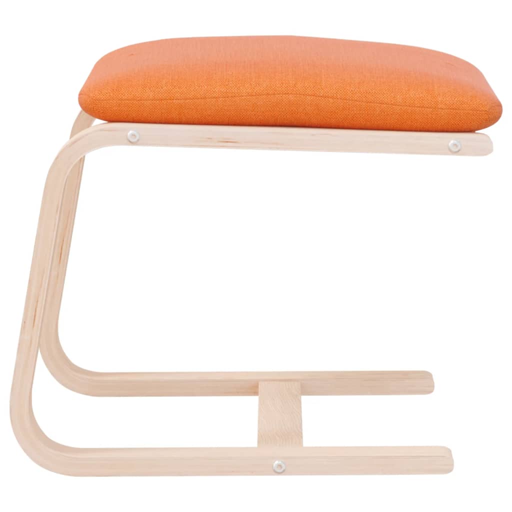 Fußhocker Creme 51x41x40 cm Stoff