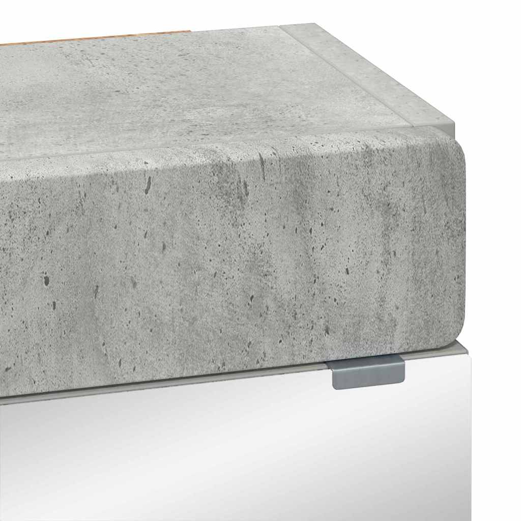Badezimmermöbel-Set TULUM 2 pcs Weiß 60 x 34 x 63 cm