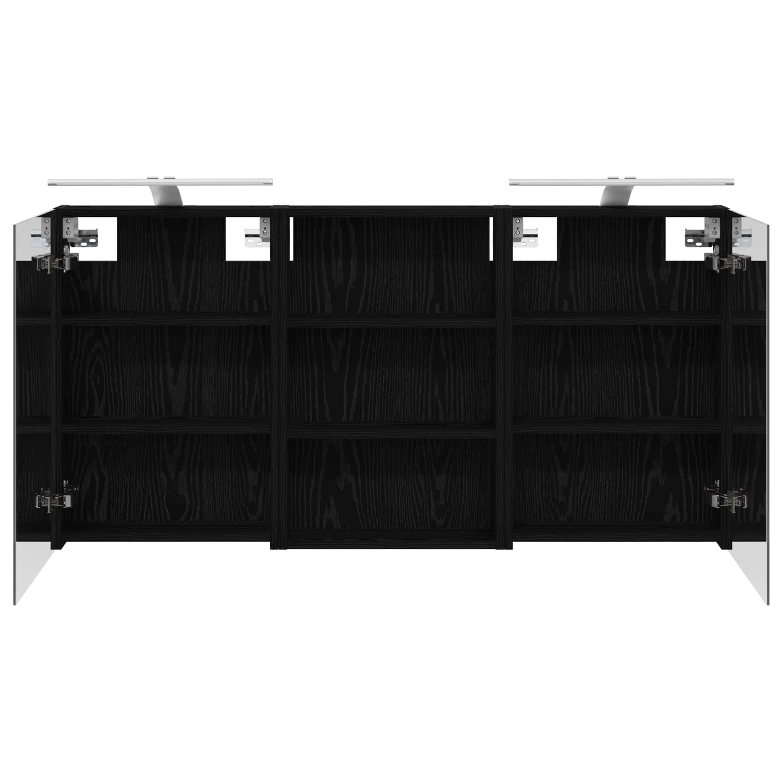 Badezimmerschrank-Set 3 pcs 80 x 10,5 x 50 cm Holzwerkstoff