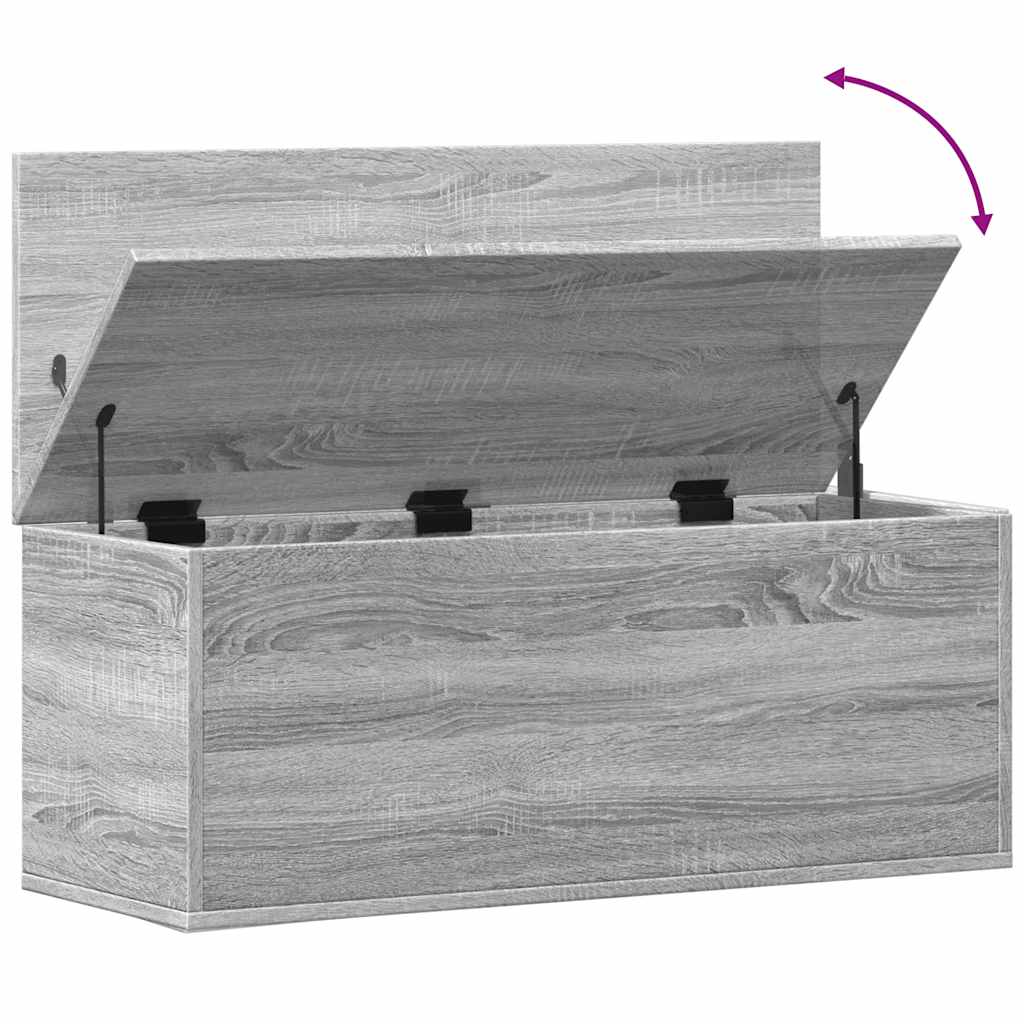 Aufbewahrungstruhe Weiß 84x42x46 cm Holzwerkstoff