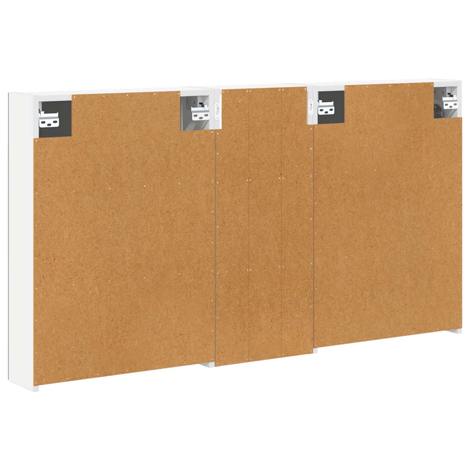 Badezimmerschrank-Set 3 pcs 80 x 10,5 x 50 cm Holzwerkstoff