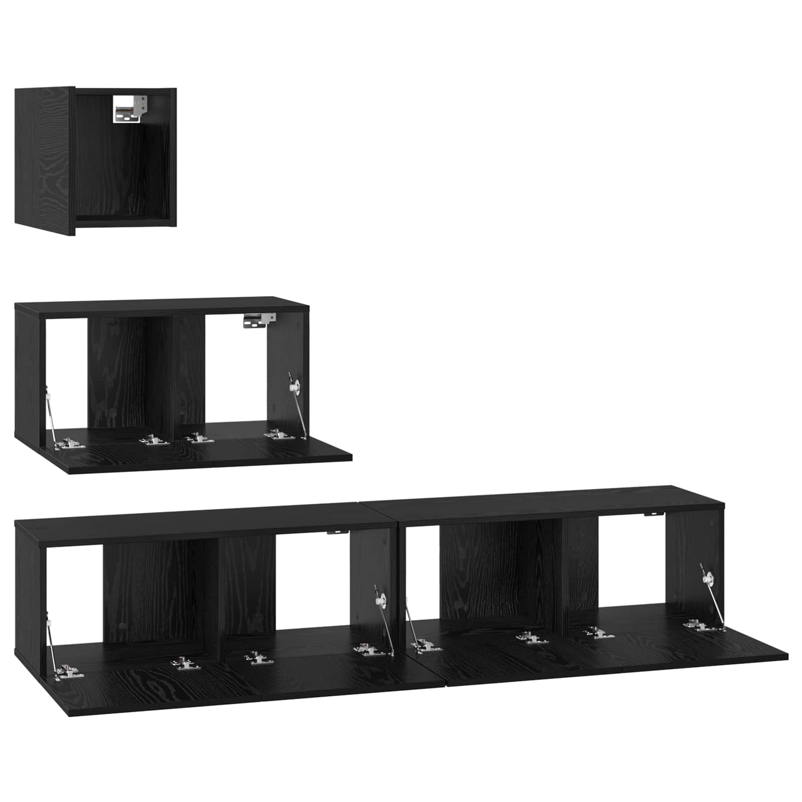 4-tlg. TV-Schrank-Set Sonoma-Eiche Holzwerkstoff