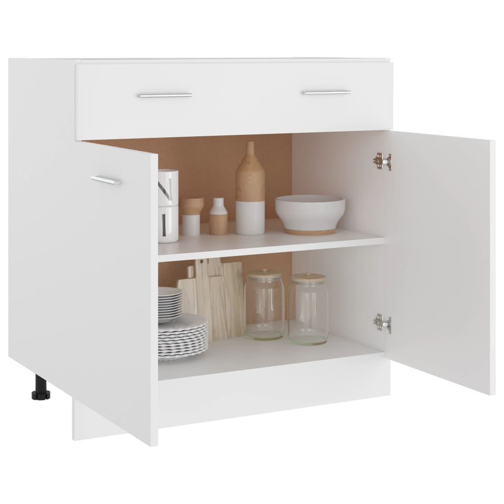 Unterschrank Lyon Weiß 60x46x81,5 cm Holzwerkstoff