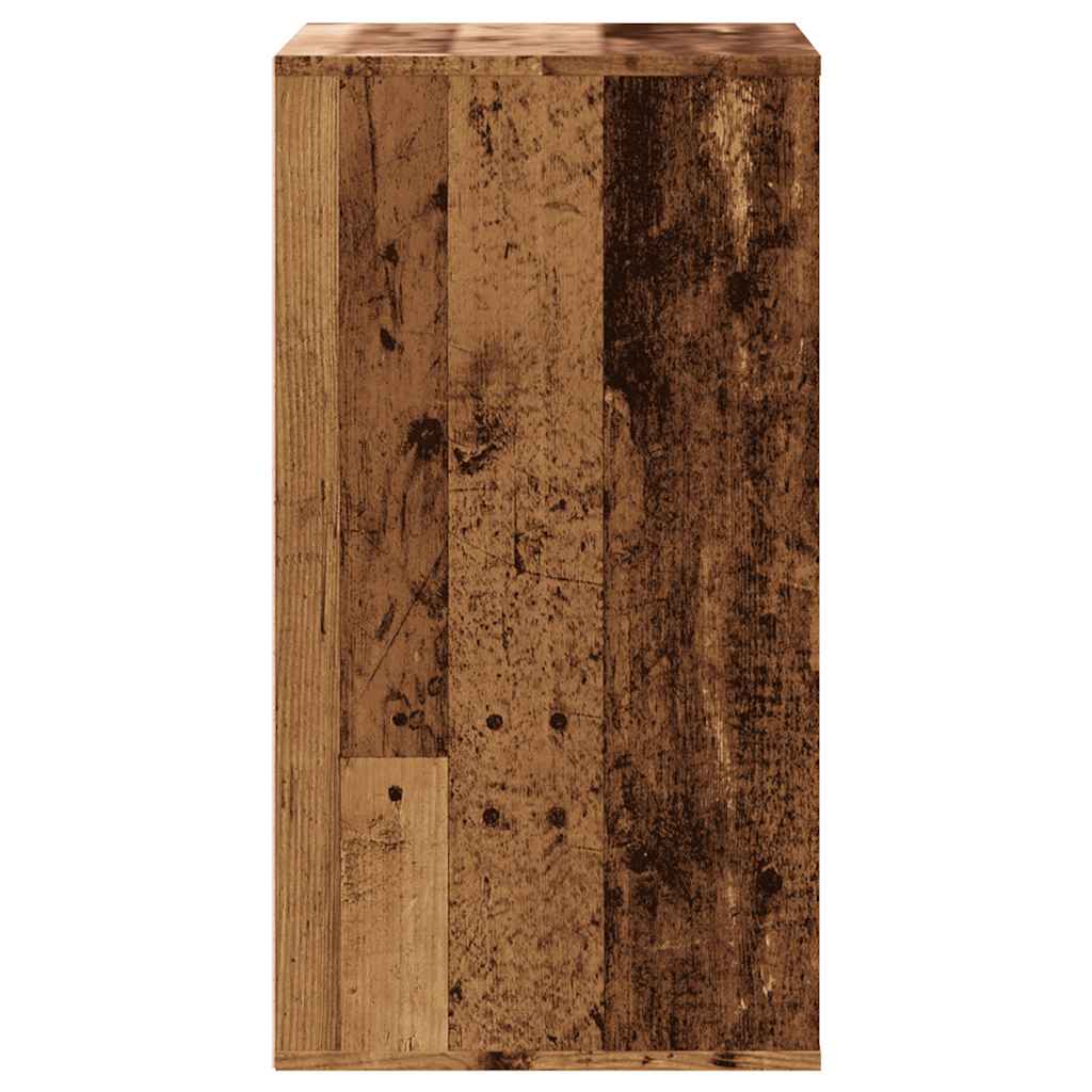 Schubladenschrank Schwarz Eichen-Optik 41 x 40 x 58 cm