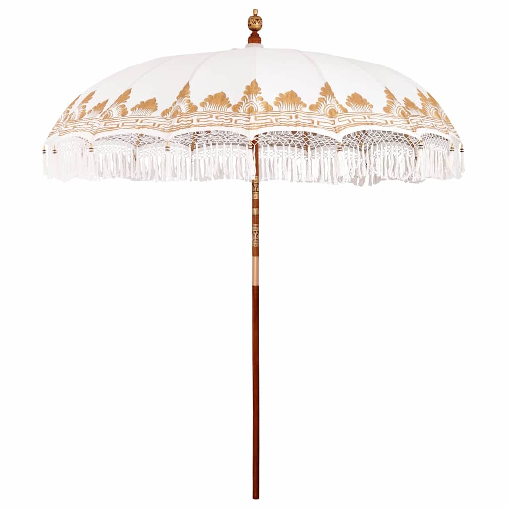 Balinesischer Sonnenschirm Creme 190 x 190 x 260 cm