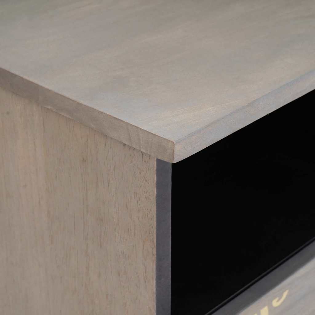 TV-Schränk Honigbraun 100 x 33 x 46 cm Massivholz Mango