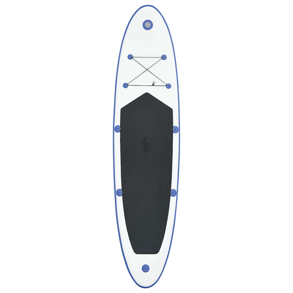 Stand Up Paddle Board SUP Aufblasbar Rot und Weiß