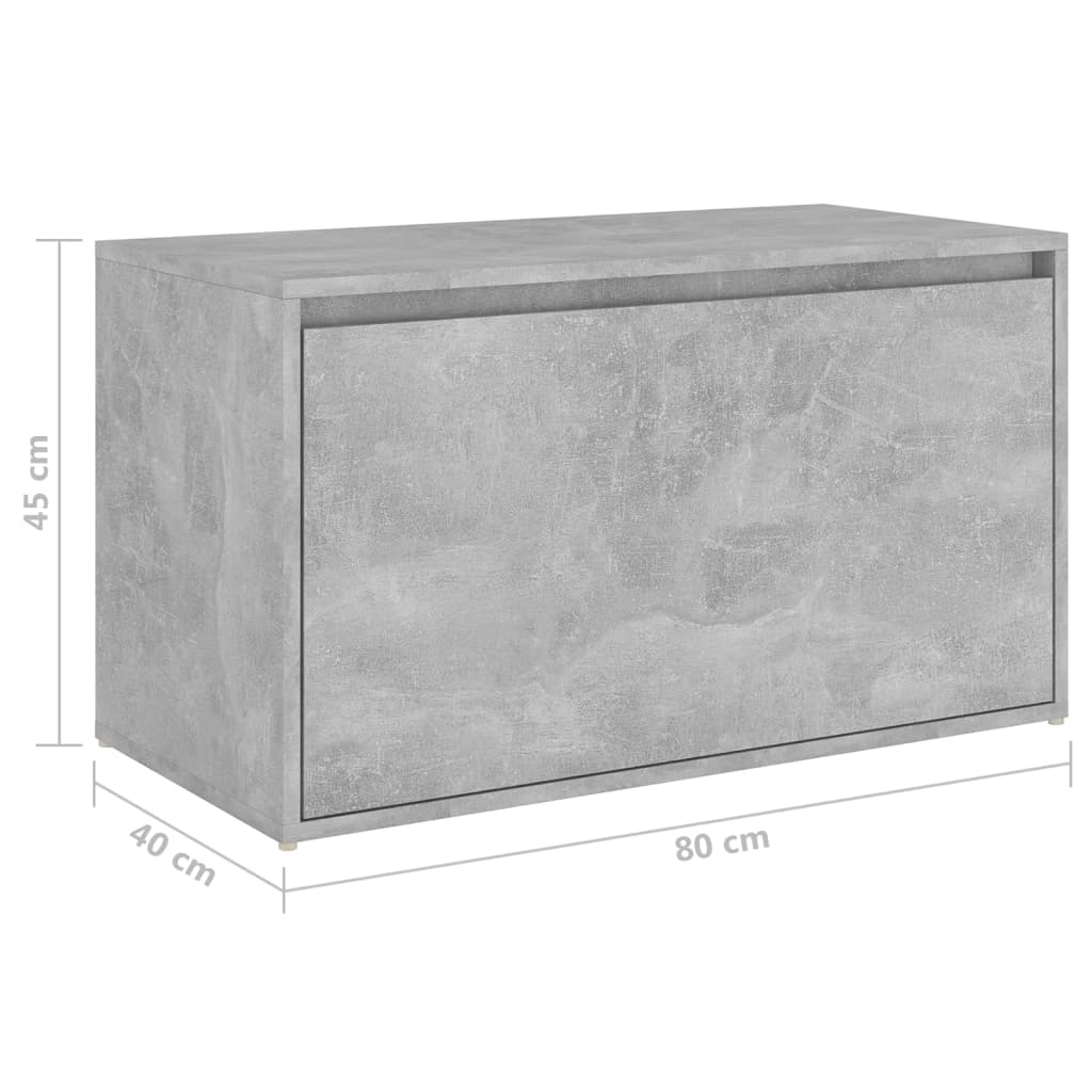 Flurbank 80x40x45 cm Weiß Holzwerkstoff
