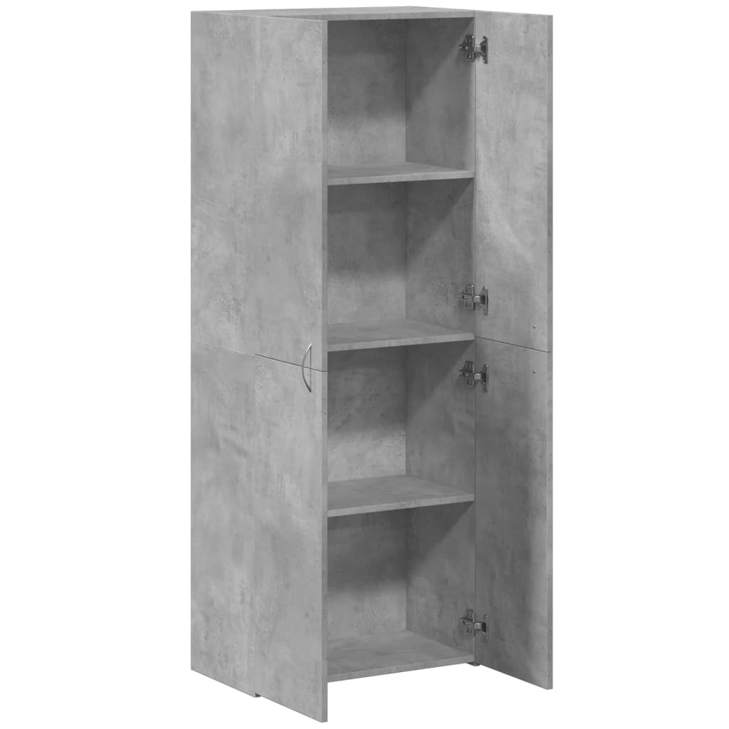 Aktenschrank Weiß 60x32x153 cm Holzwerkstoff