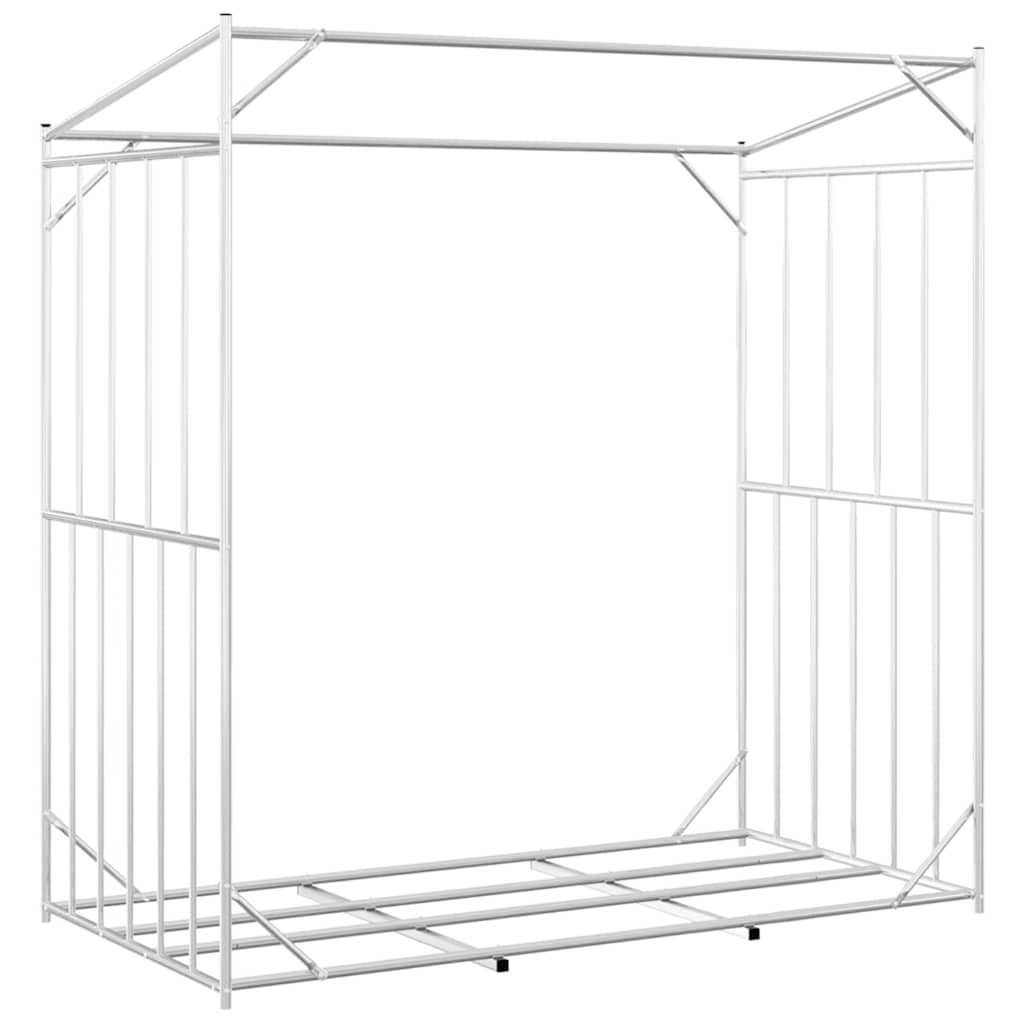 Brennholzregal mit Regenschutz 100,5x40,5x110,5 cm