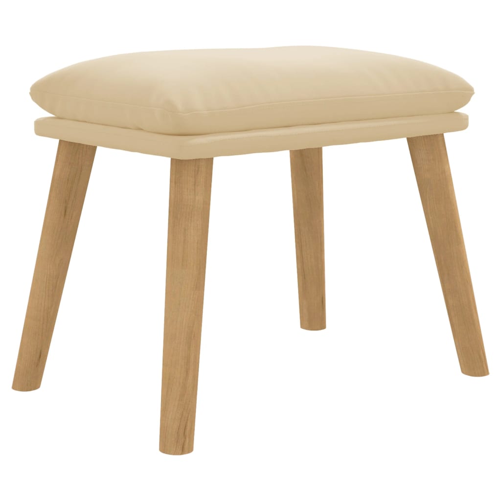 Fußhocker Hellgrau 45x29,5x35 cm Samt