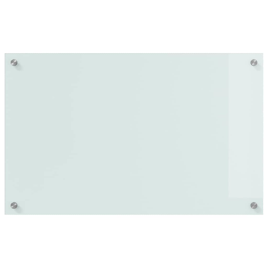 Küchenrückwand 2 pcs Weiß 70 x 40 cm Gehärtetes Glas