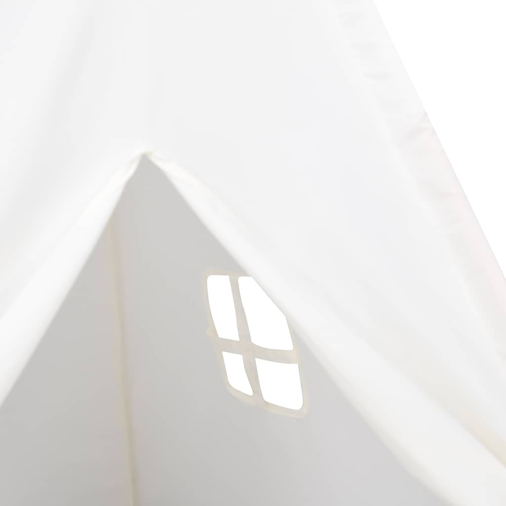 Kinder Tipi-Zelt mit Tasche Pfirsichhaut Rosa 120x120x150 cm