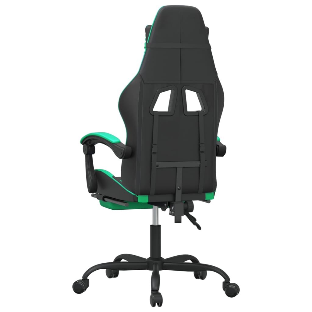 Gaming-Stuhl Schwarz und Golden Kunstleder
