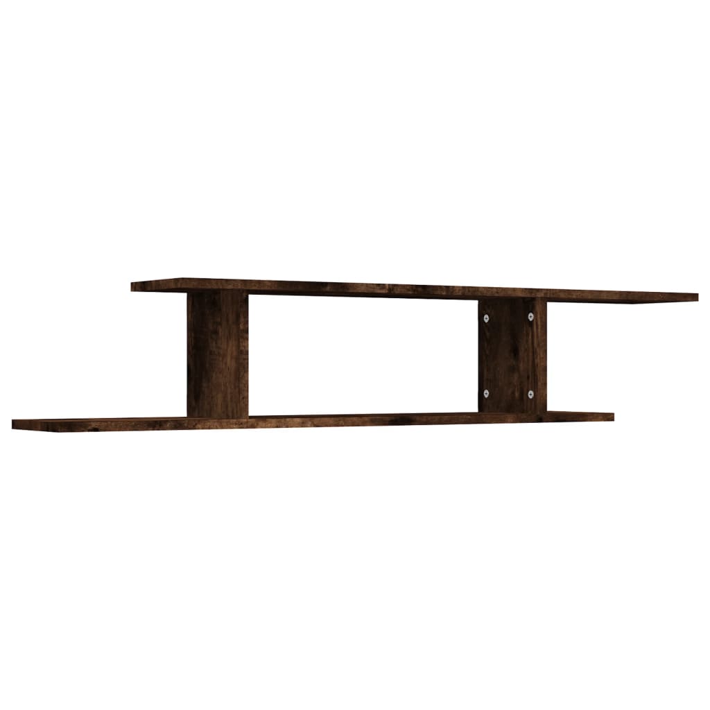 TV-Wandregal Weiß 125x18x23 cm Holzwerkstoff