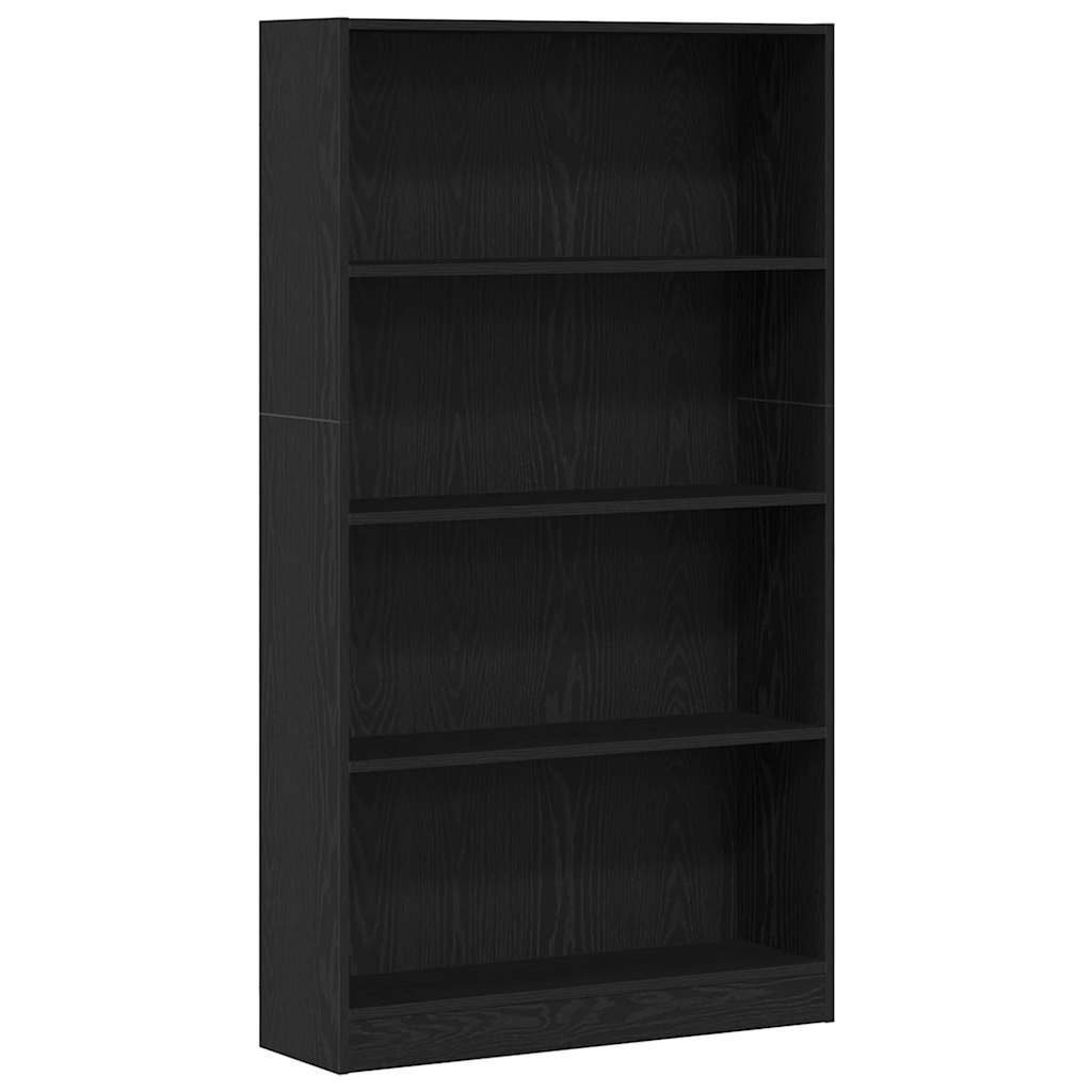 Bücherregal 3 Fächer Weiß 40x24x109 cm Holzwerkstoff