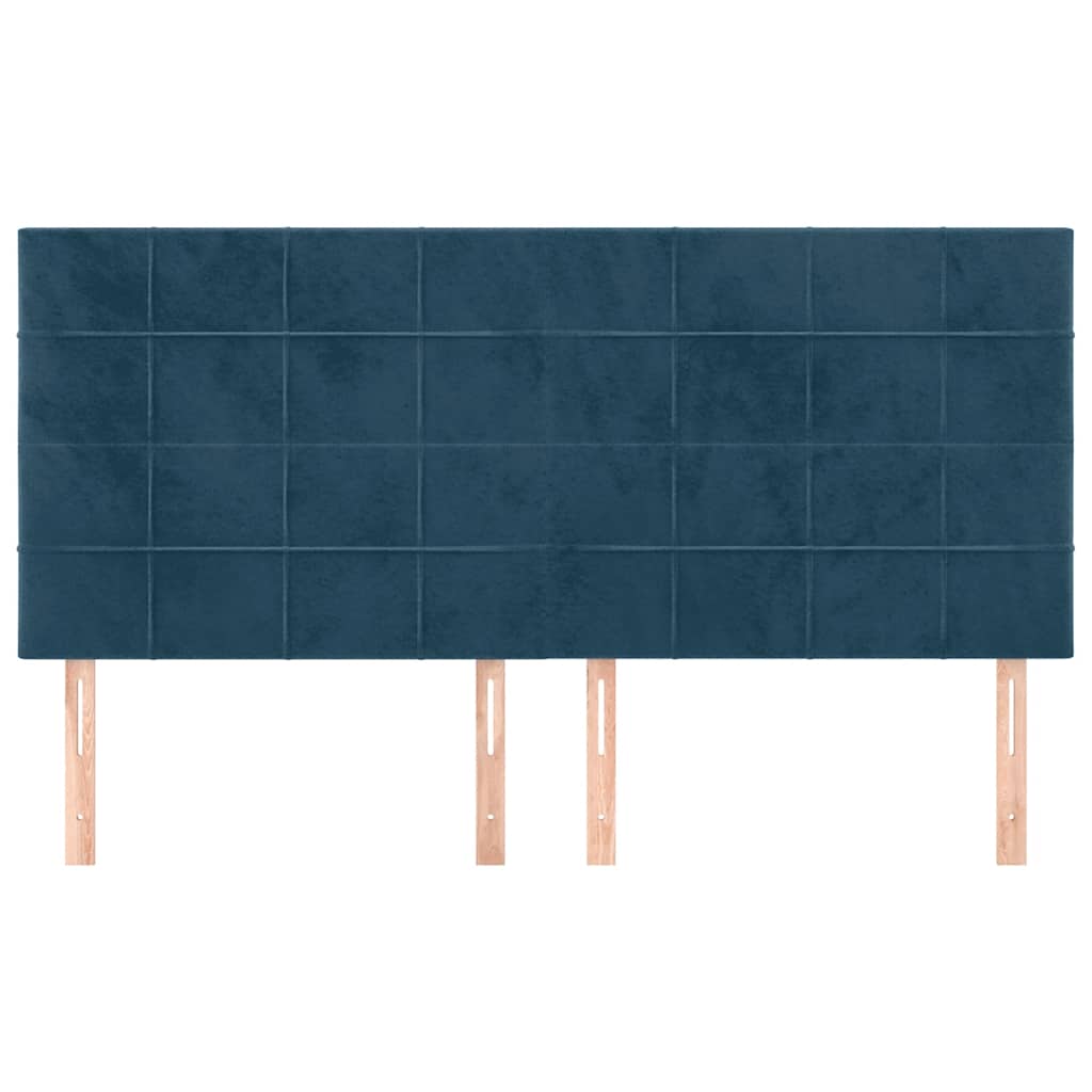 Kopfteil Hellgrau 80x5x118/128 cm Samt