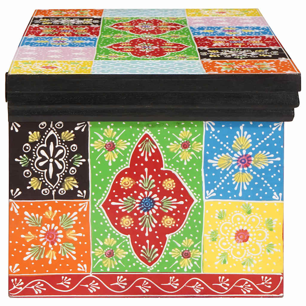 TV-Schränk Mehrfarbig 100 x 30 x 24 cm Massivholz Mango