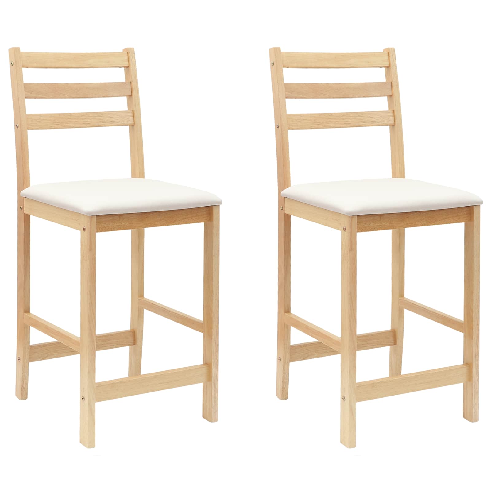 Esszimmerstühle 2 pcs Hellbraun 40 x 47,5 x 99,5 cm