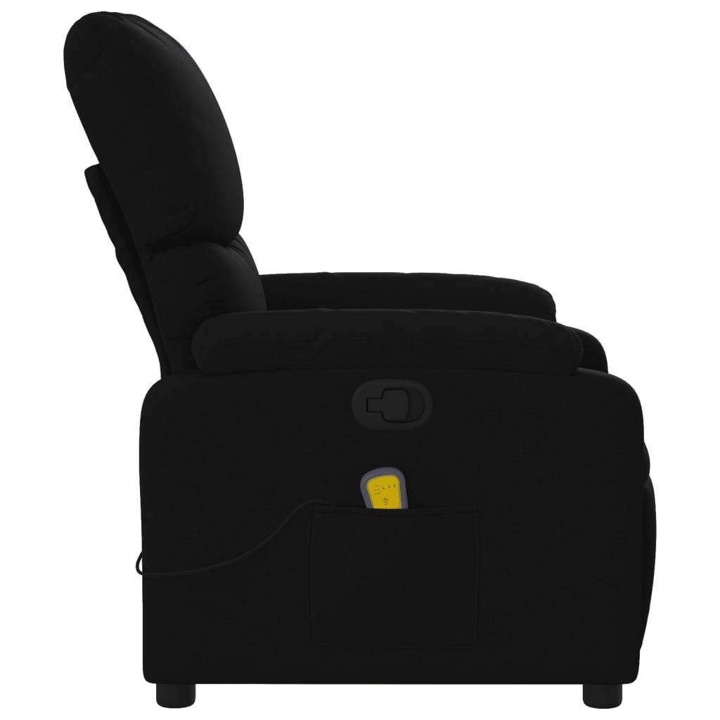 Massage-Relaxsessel, hellgrauer Stoff