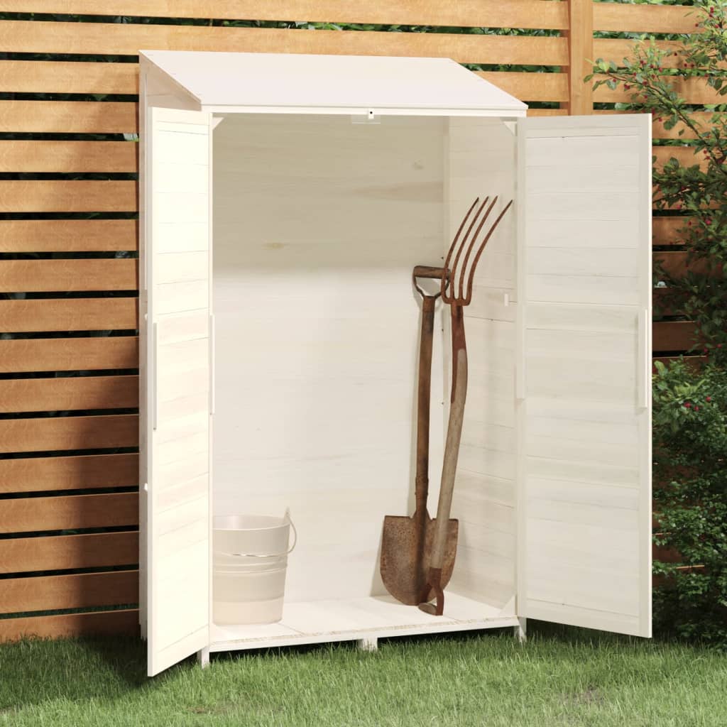 Geräteschuppen 55x52x174,5 cm Massivholz Tanne