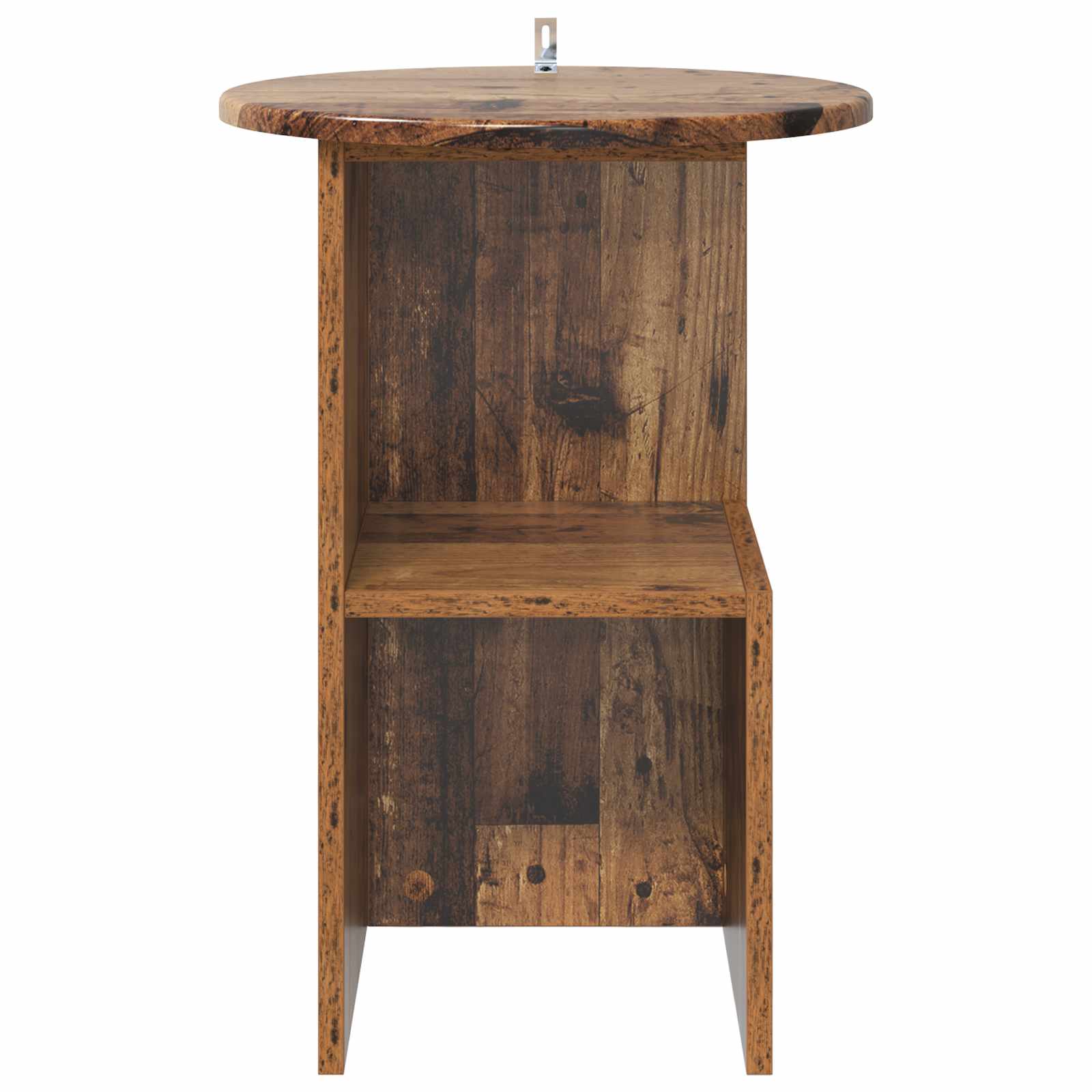 Beistelltisch Weiß Ø 39,5 x 55 cm Holzwerkstoff
