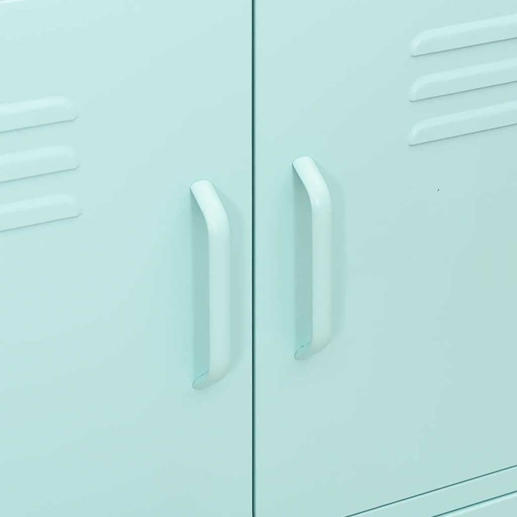 Lagerschrank Olivgrün 80x35x101,5 cm Stahl