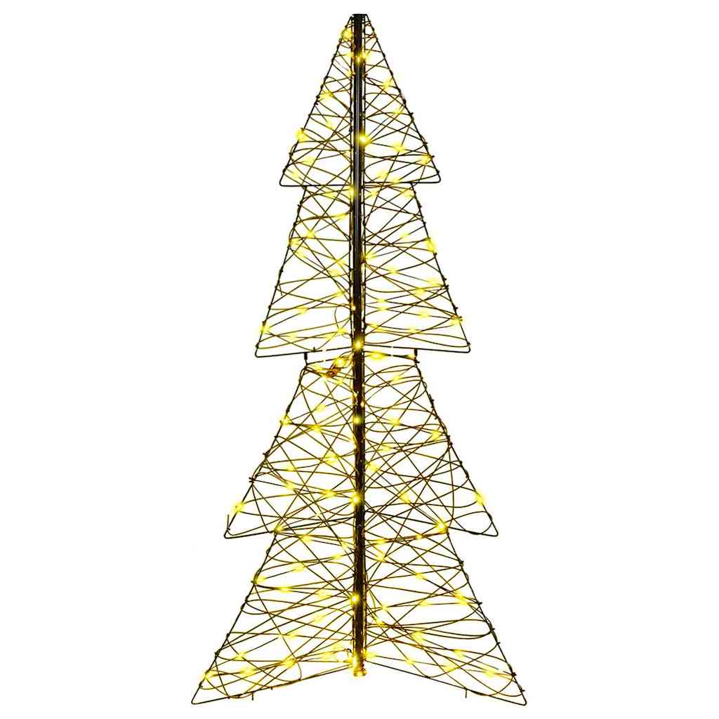 Weihnachtsbaum mit 100 LEDs Warmes Weiß 120 cm PET