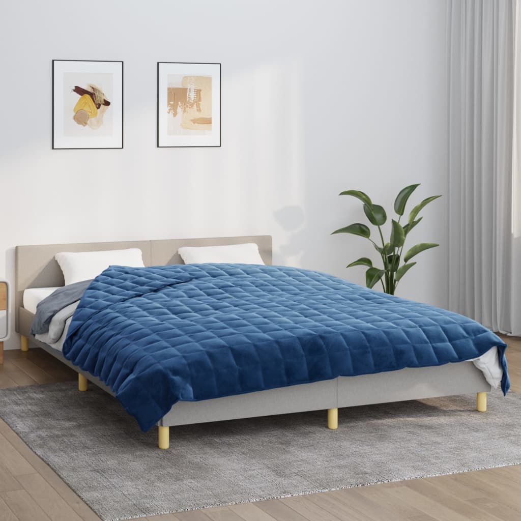 Gewichtsdecke Grau 122x183 cm 5 kg Stoff