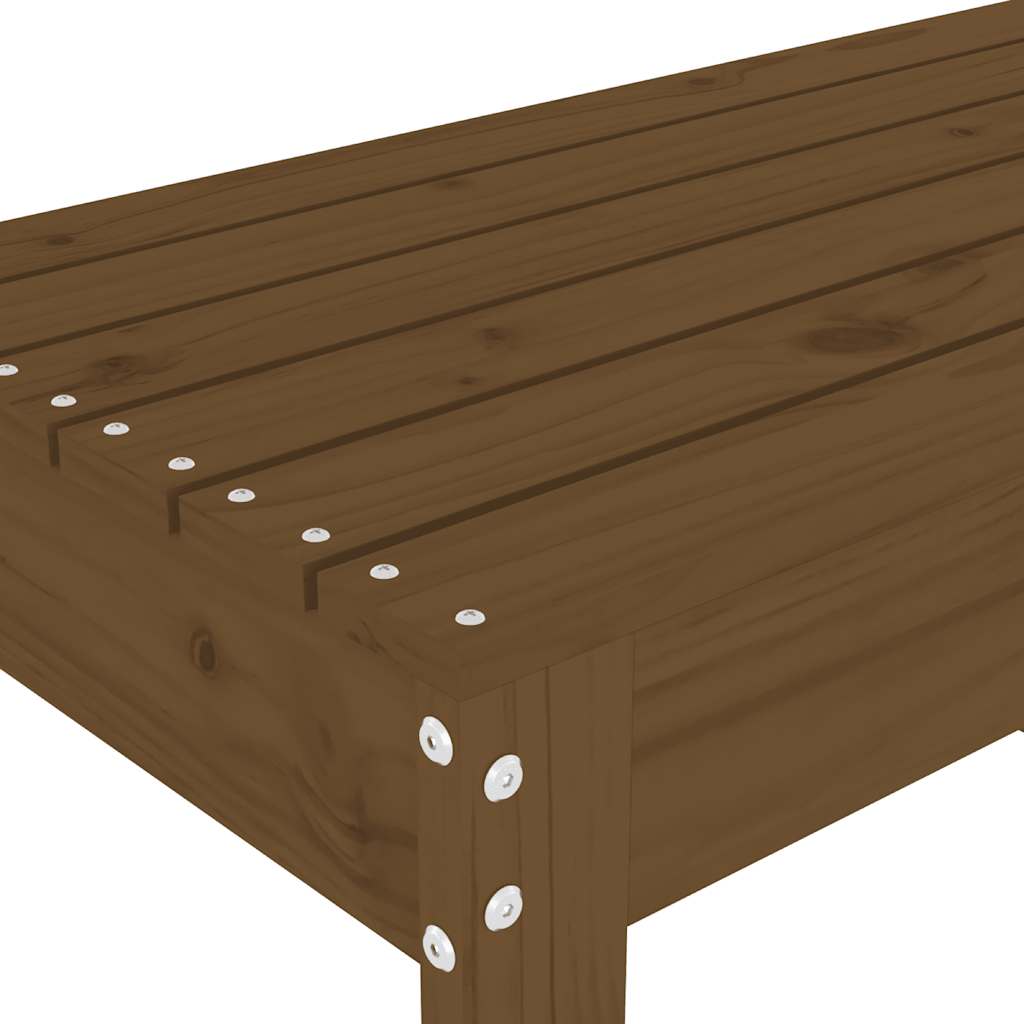 Gartenbank 80x38x45 cm Massivholz Kiefer