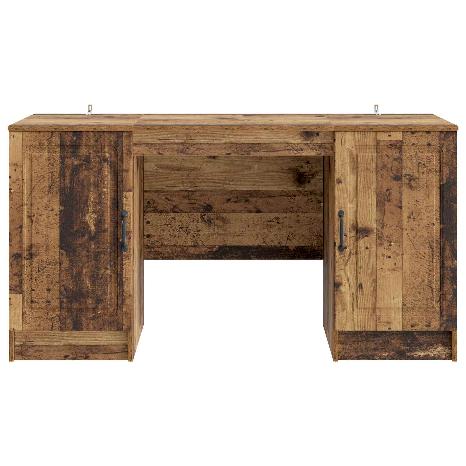 Schreibtisch mit Regal Schwarz 142,5 x 50 x 75 cm Holzwerkstoff