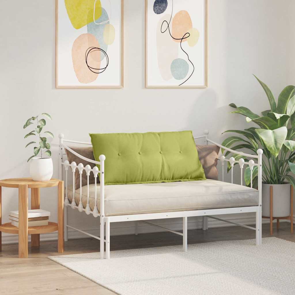 Rückenkissen Hellgrau 50 x 19 x 45 cm Stoff