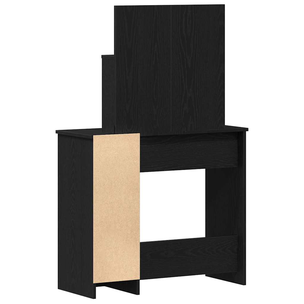 Schminktisch mit Spiegel Weiß 86,5x35x136 cm