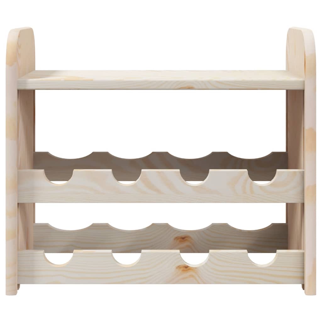 Weinregal 33x25x37 cm Massivholz Kiefer