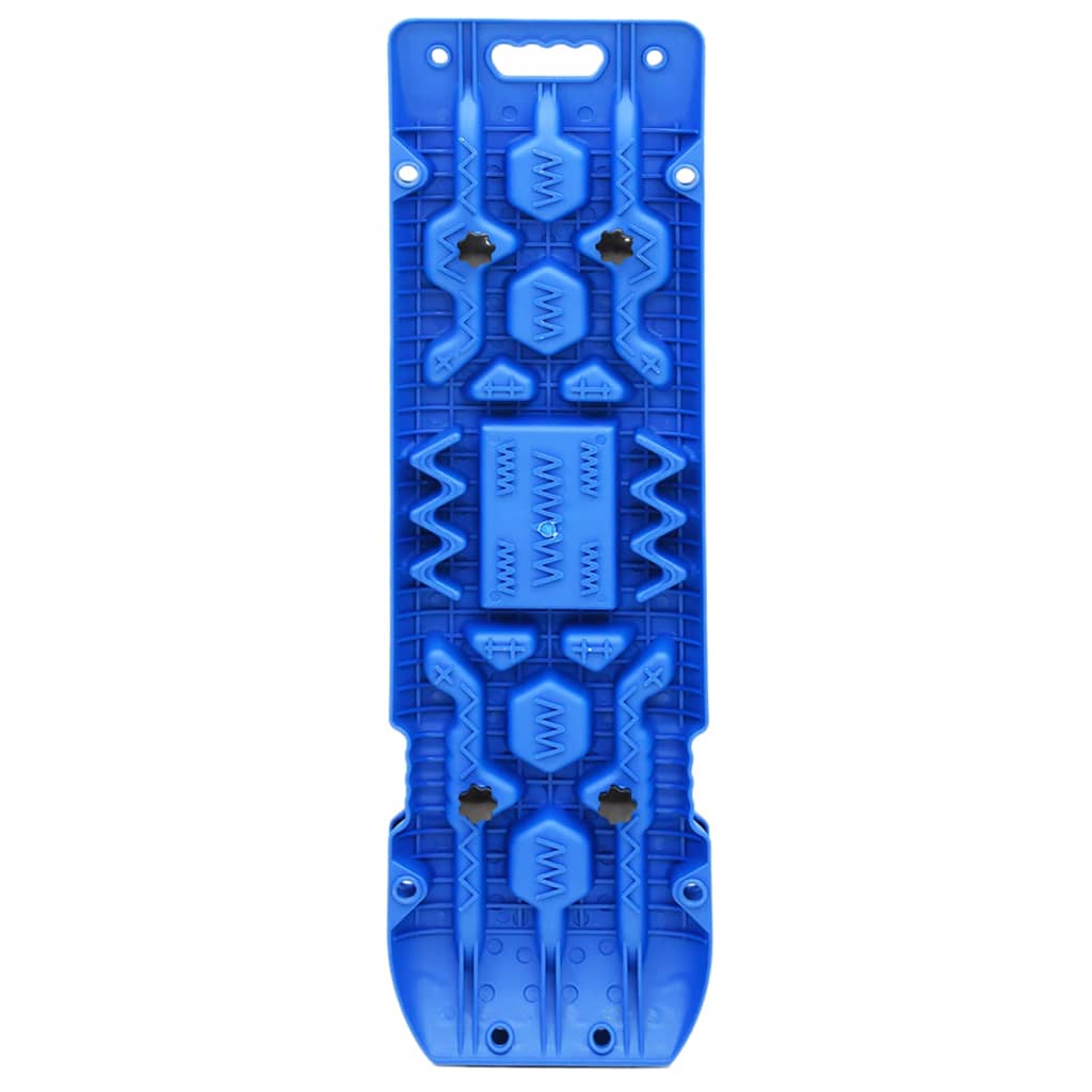 Traktionsmatten 2 Stk. Schwarz 107x31x7 cm Nylon