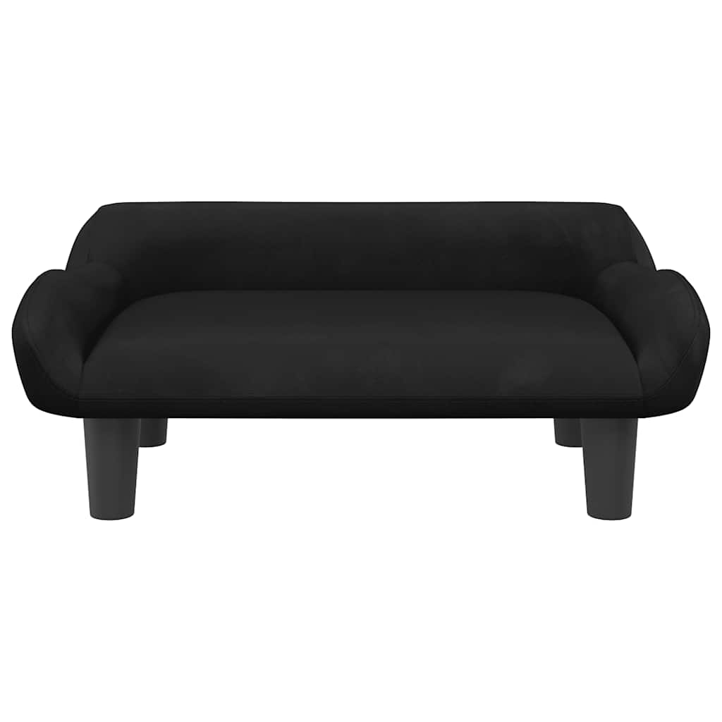 Hundebett Creme 70x40x24 cm Stoff