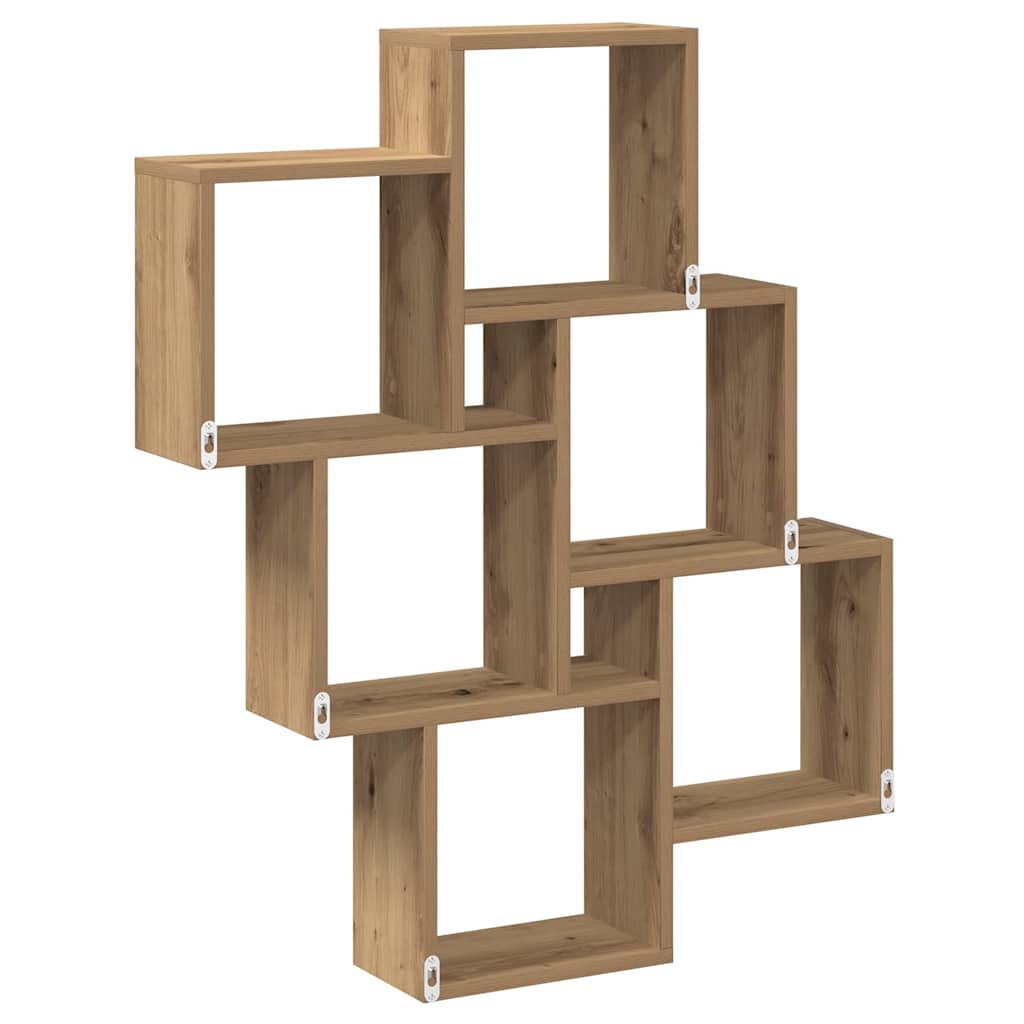 Würfelregal Weiß 78x15x93 cm Holzwerkstoff