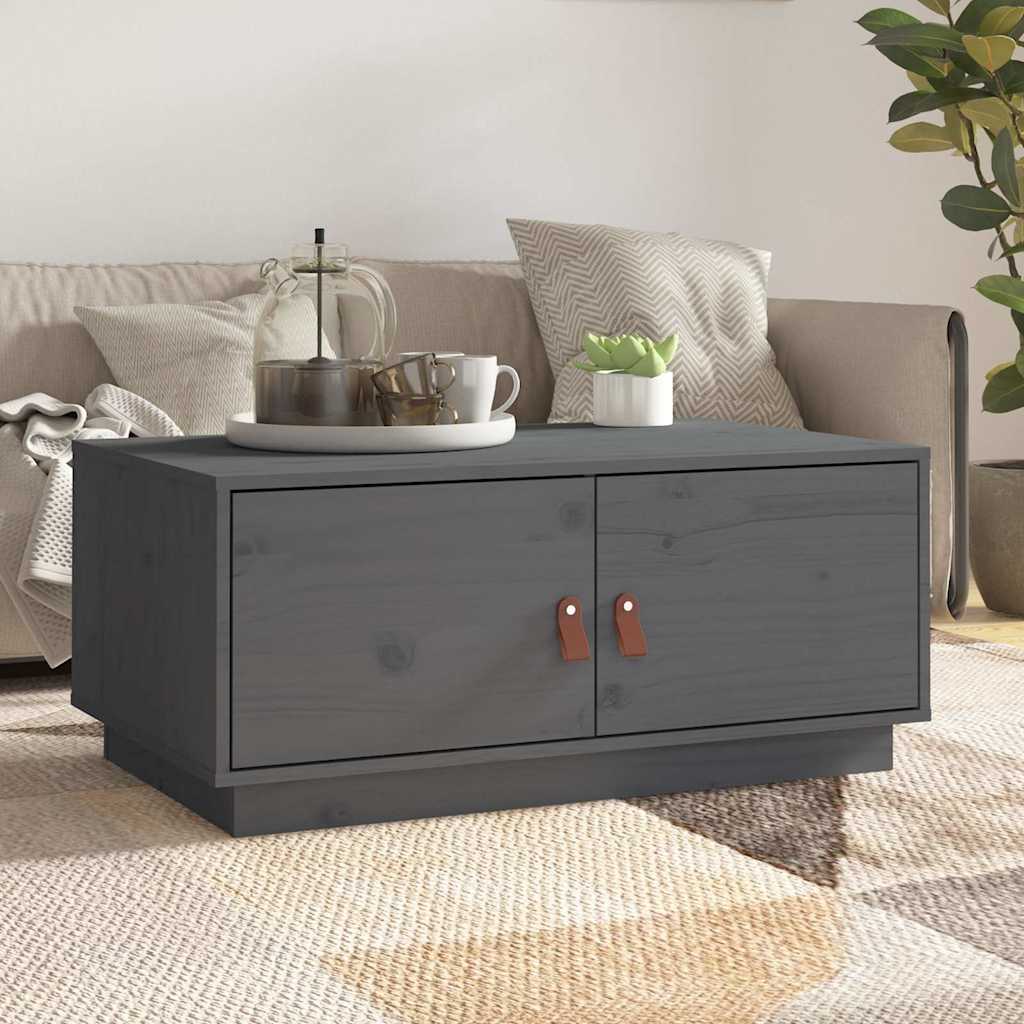 Couchtisch 80x50x35 cm Massivholz Kiefer